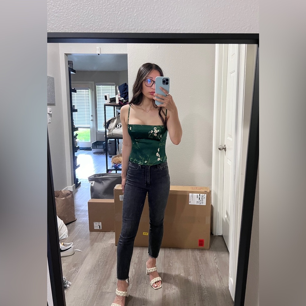 Reformation Overland Silk Camisole
